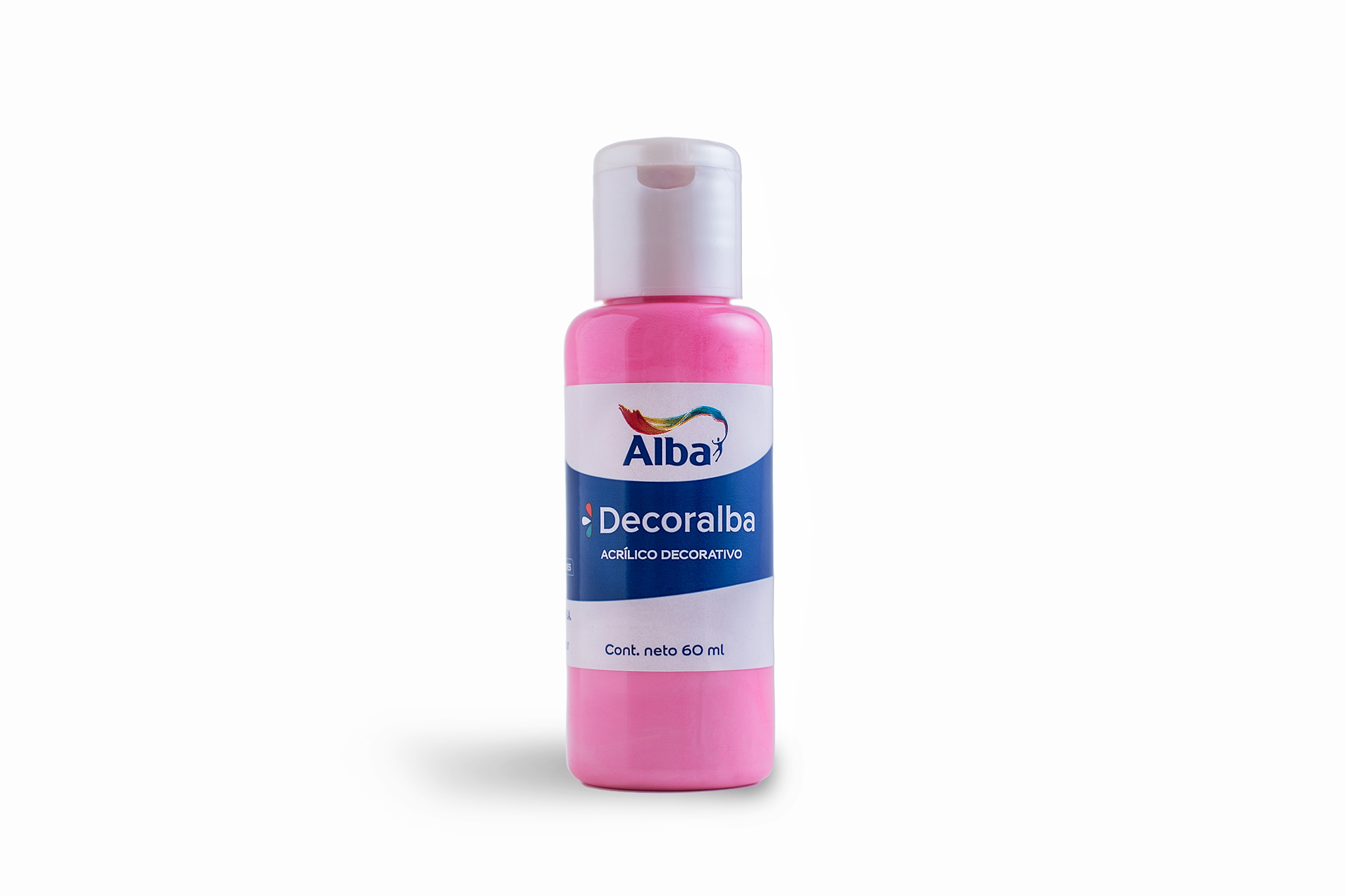 Acrilico decorativo alba 60cc rosa chicle 497 - 60ML - Alba Artística